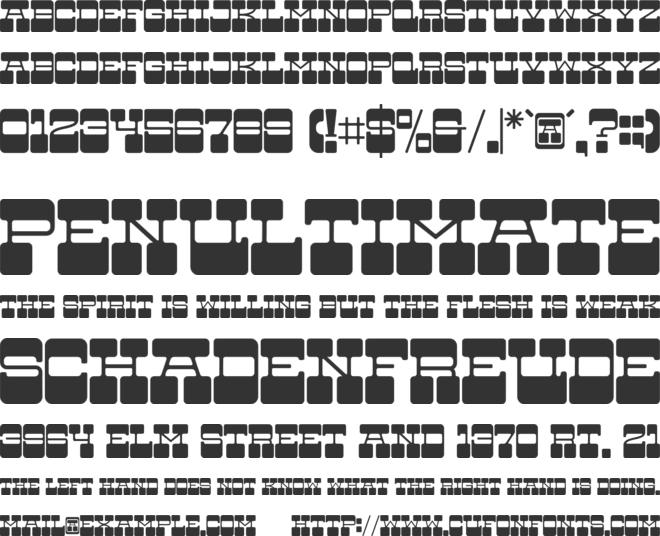 FatSlab font preview