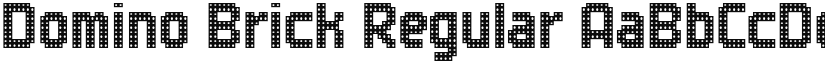 Domino Brick font download