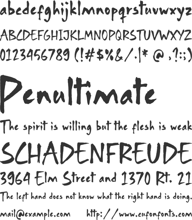 Wicked Brothers font preview