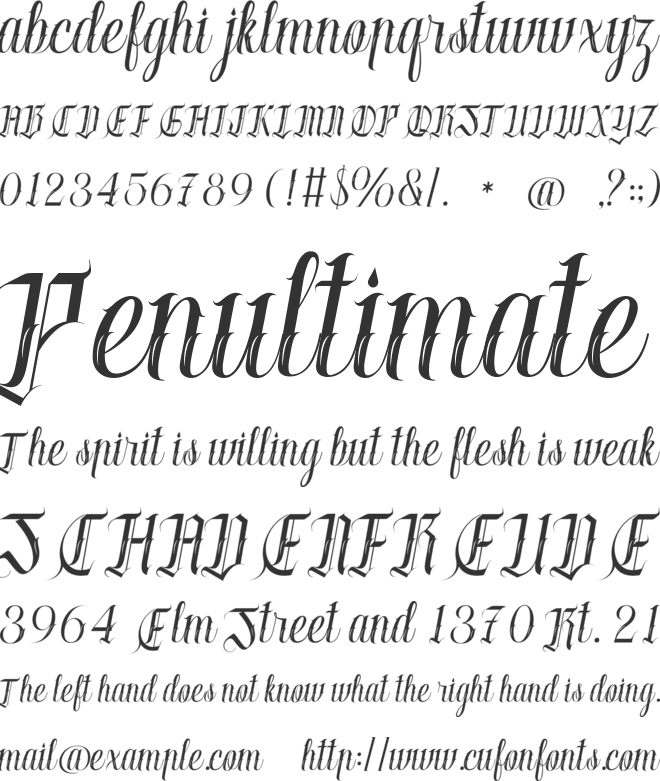 Mexicala font preview