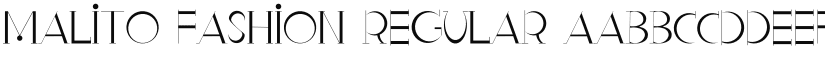 Malito Fashion Regular font