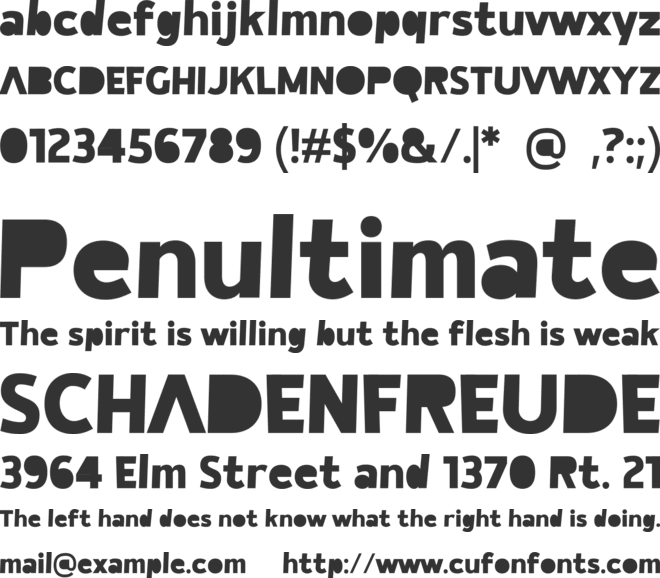 Playkita font preview