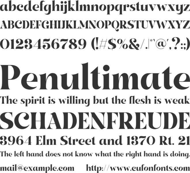 Guilin font preview