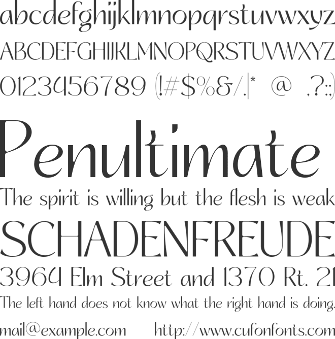 SS CRIMSON font preview