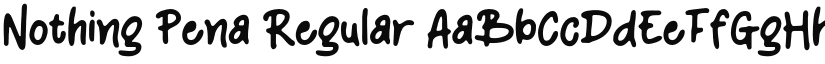 Nothing Pena font download