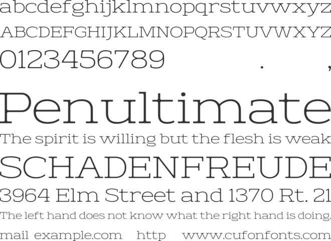 Theoris font preview