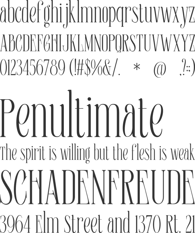 Euromunche font preview
