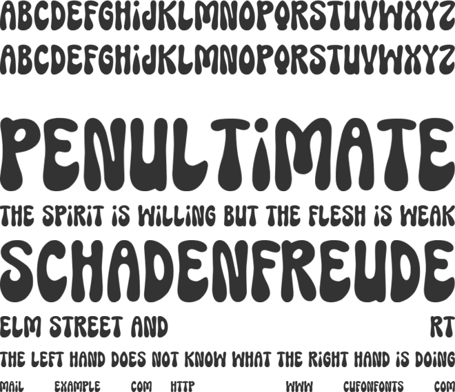 Smashing Bricks font preview