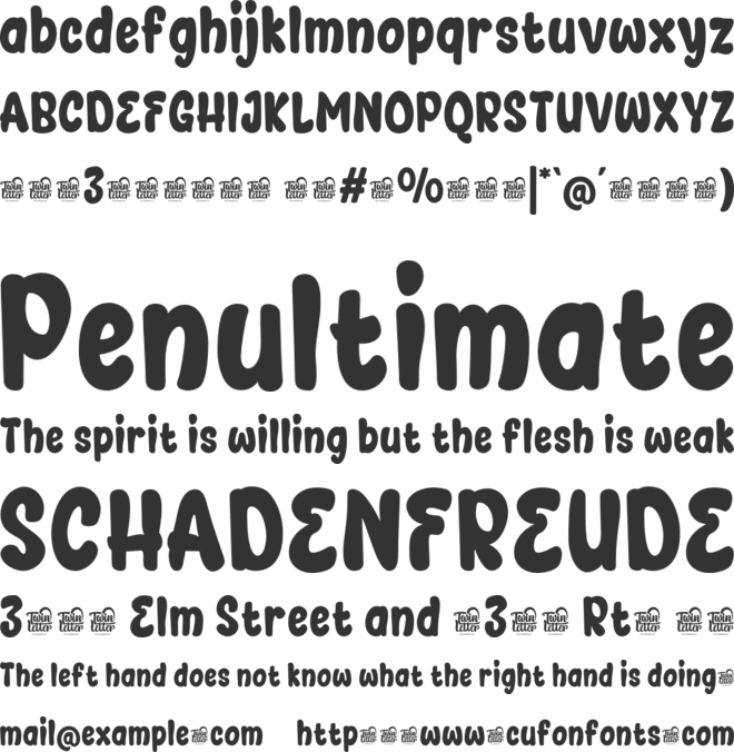 KASTRIE Trial font preview