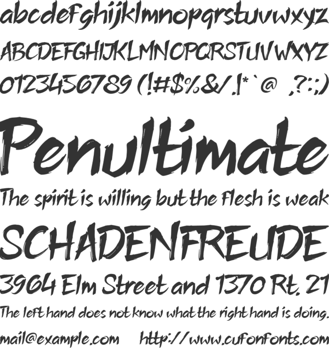 Shadow Whisper font preview