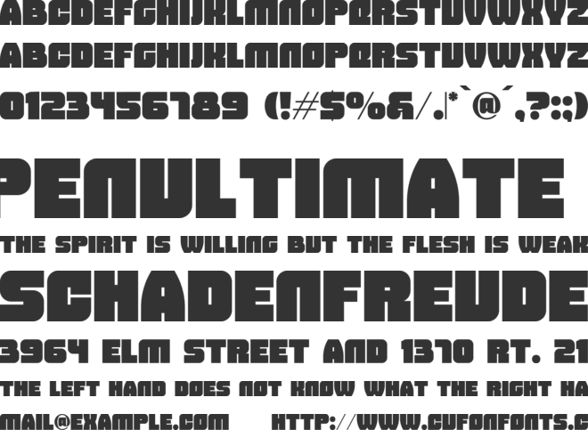 Pragos for PERSONAL USE ONLY font preview