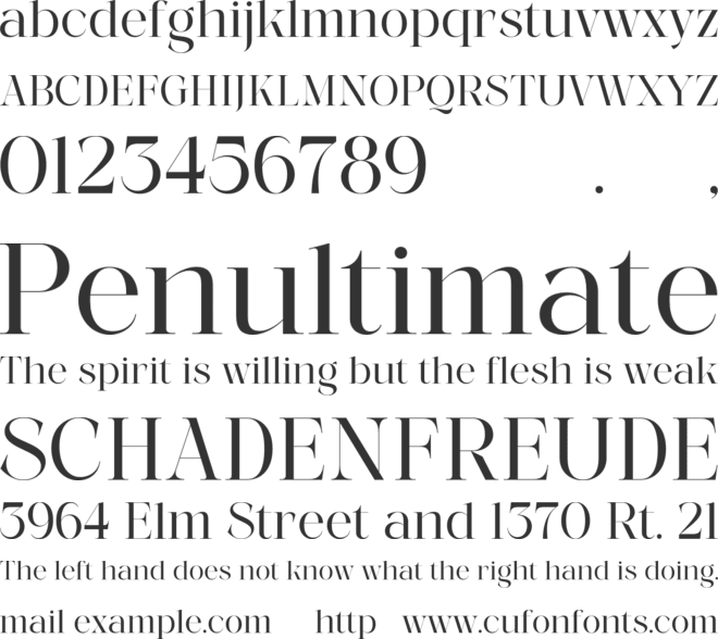 More font preview