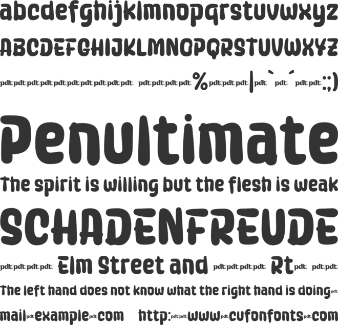 Shoeshine personal font preview