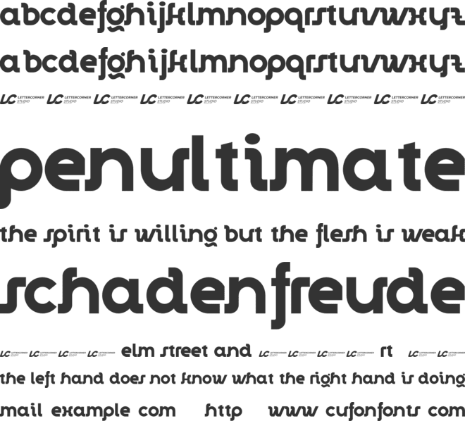 Loogs font preview