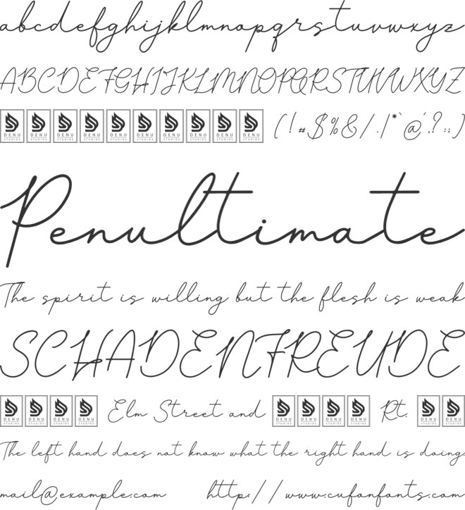 Pasttemy font preview