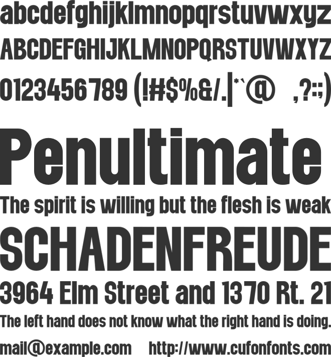 Skecther font preview
