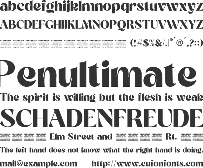 Mighty Marine Personal Use Only font preview