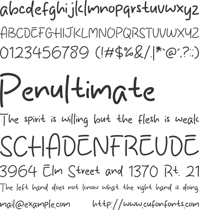 Humane Soul font preview