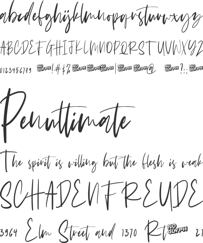 Martta font preview