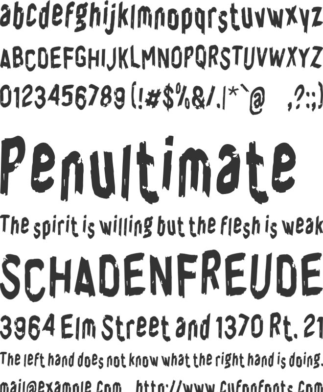 M Mumbul font preview