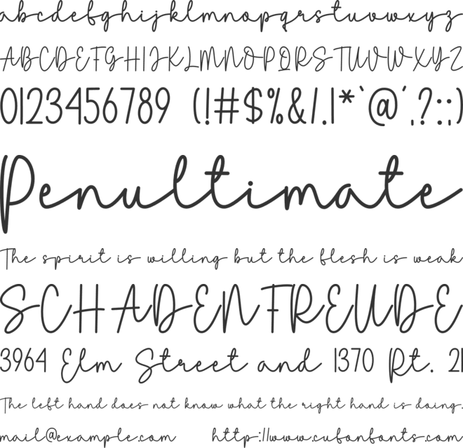 Magic Halloween font preview