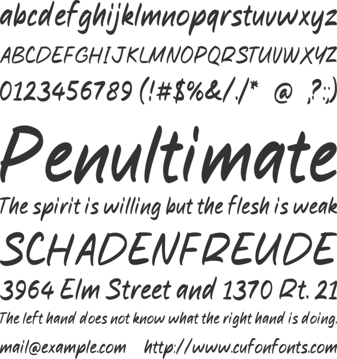 Rich Toasted font preview