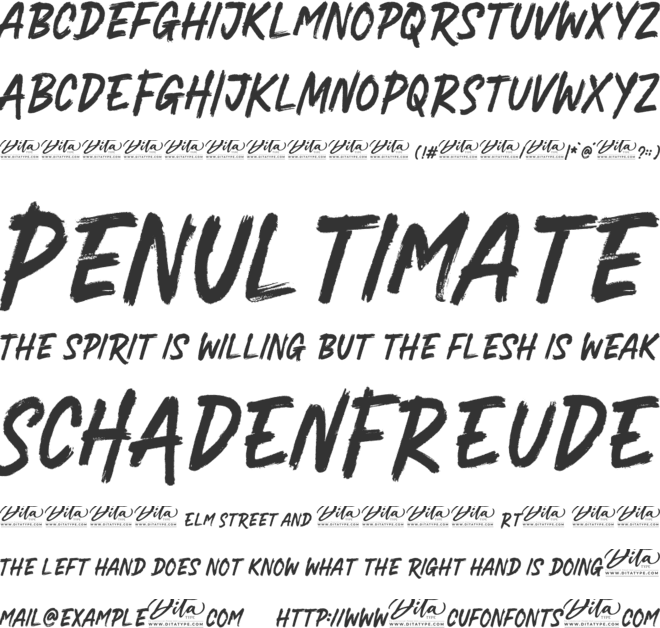 Brother Dreams font preview