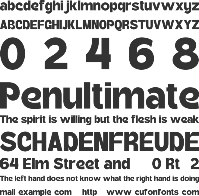 Kupertino font preview