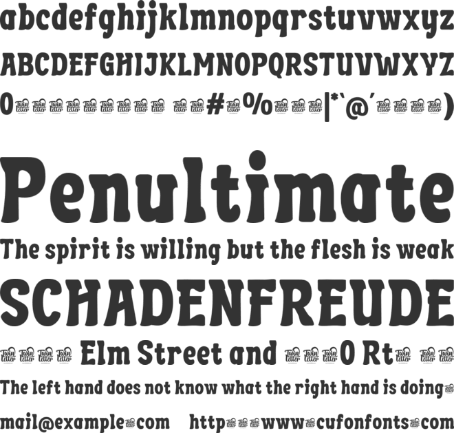 SKOPERA Trial font preview