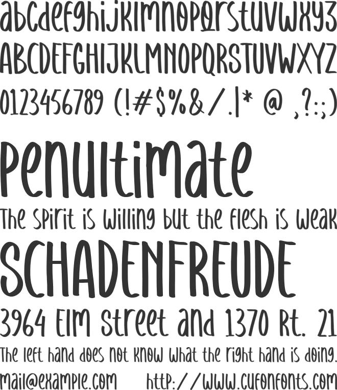 AMazing DoLphine font preview