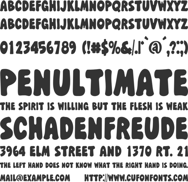 Groovy Squad font preview