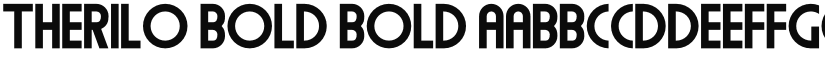 Therilo Bold Bold font