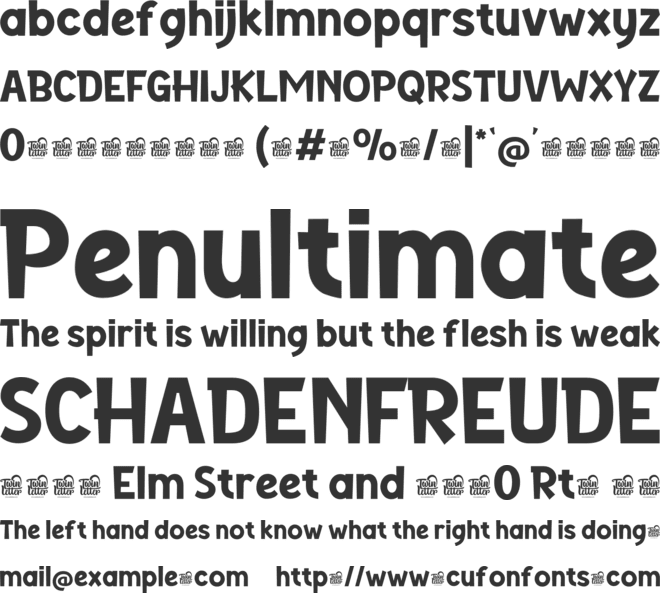 LUNARLIGHT Trial font preview