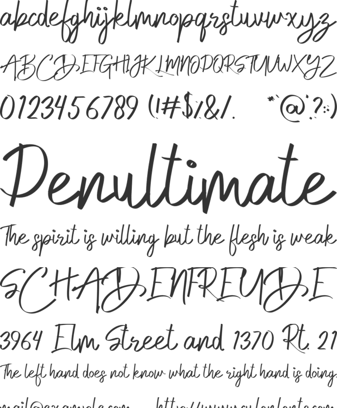 Gentle Dad - Personal Use font preview