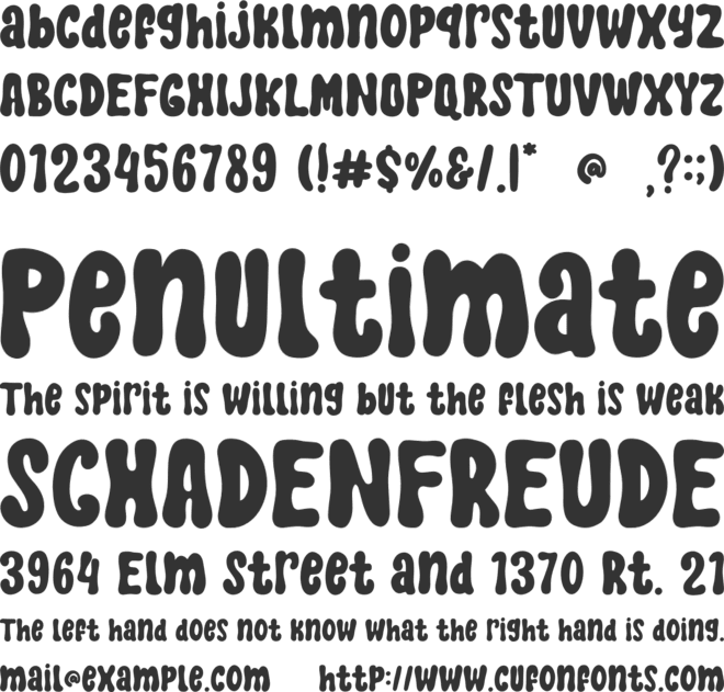 Summer Dash font preview