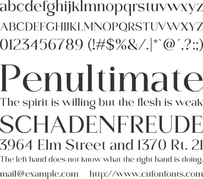 Helma font preview