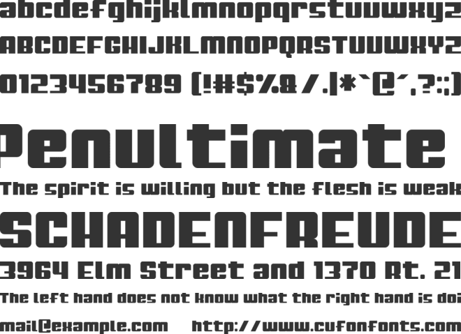 Top Chonk font preview