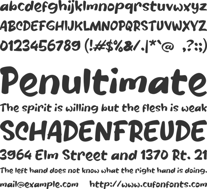 n Nasi Pecel font preview