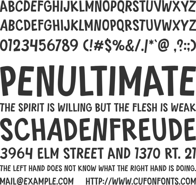 Reselu font preview