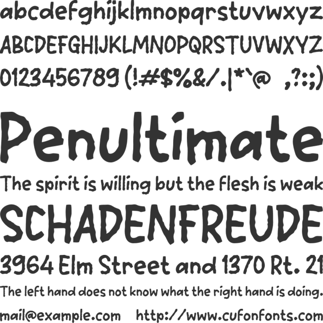 n Numis font preview