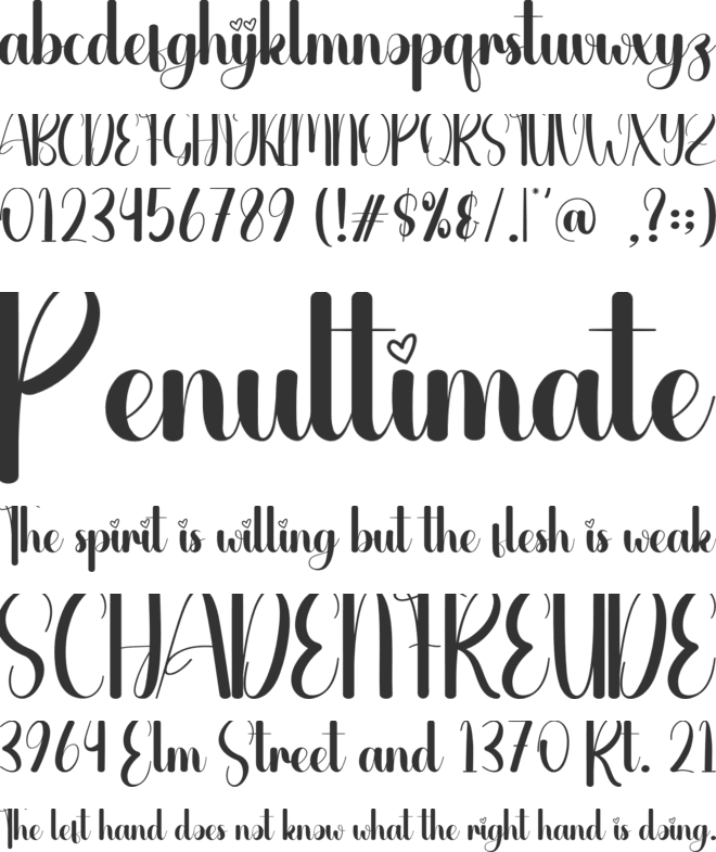 Brighty font preview