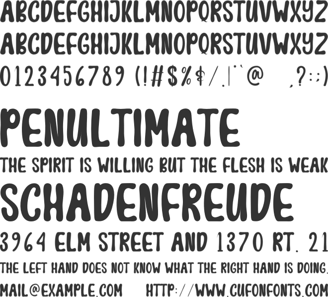 Big Movie font preview