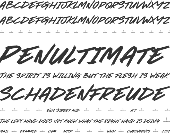 Truly Truly font preview