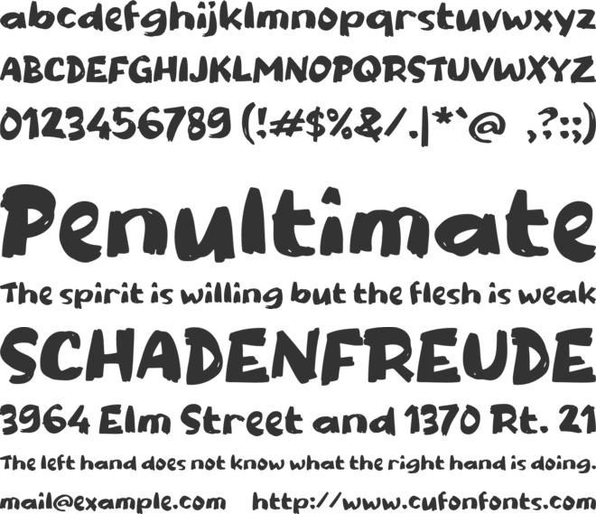 n Nembe font preview