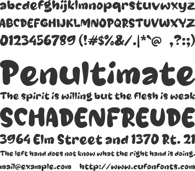 n Njago font preview