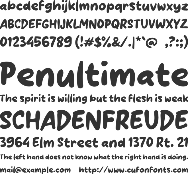 n Ninu font preview