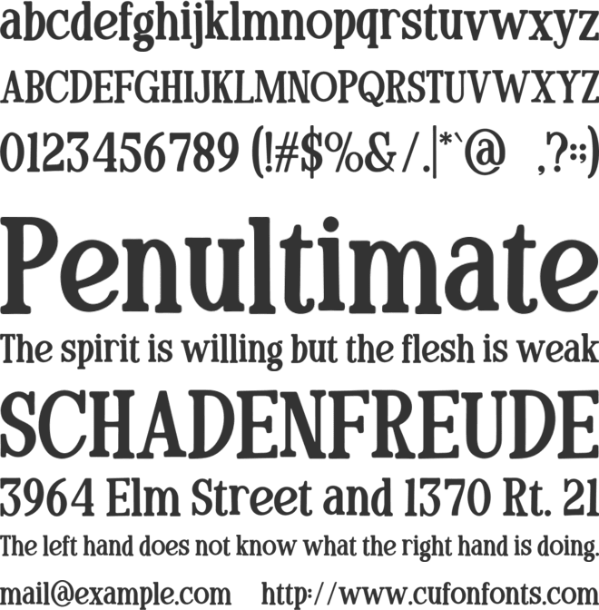 Bastik Chagile font preview