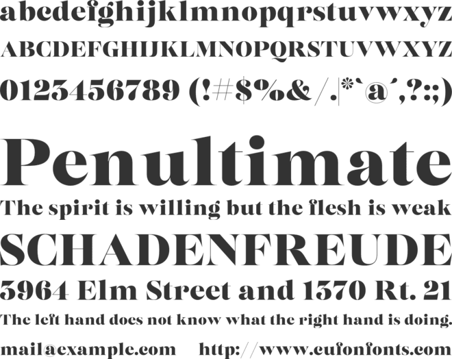 La Centa Sweetlo font preview