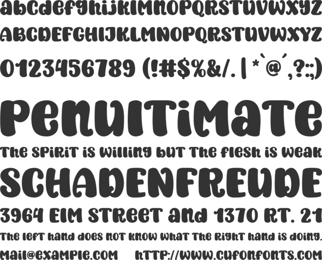 Super Honey font preview