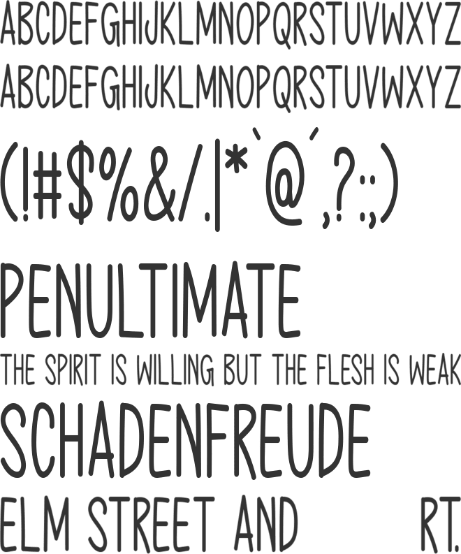 Absolute Adventure font preview